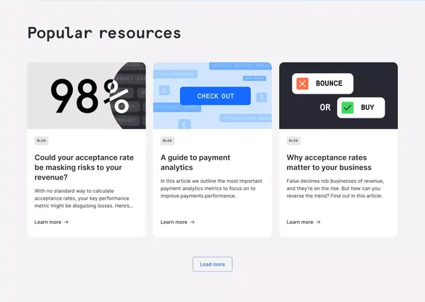 Payment services to power your performance | Checkout.com - Landing design inspiration