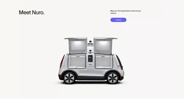 Nuro - On a mission to better everyday life through robotics. | Nuro - Landing design inspiration