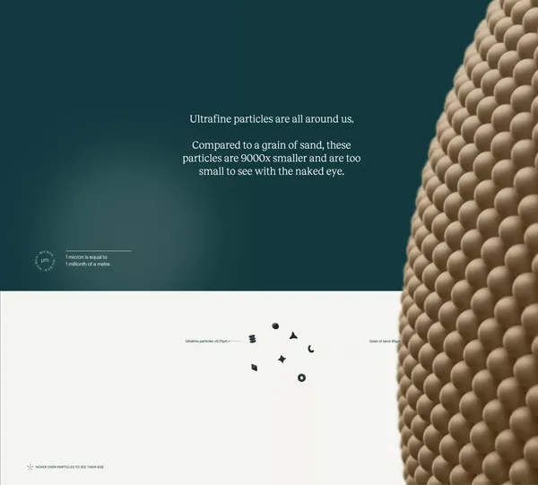 TruAQ | Clean air for everyone - Landing design inspiration