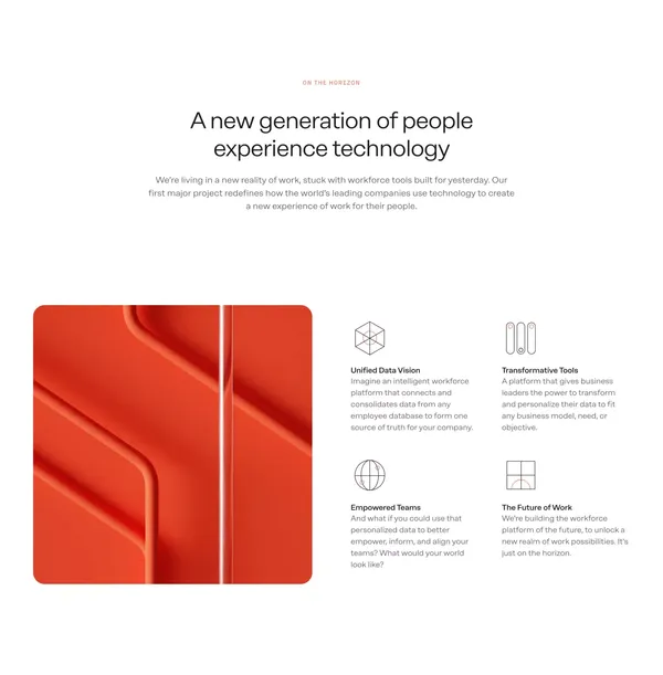 Alvaria Horizons - Landing design inspiration