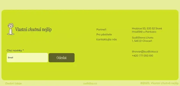 Vlastní Chutná Nejlíp | Pěstitelské pálení - Landing design inspiration