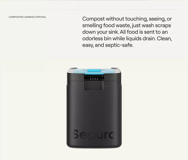 SEPURA | The World's First Composting Garbage Disposal– Sepura Home - Landing design inspiration