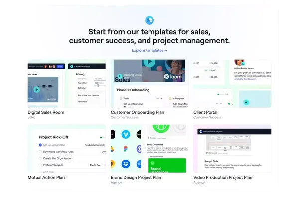 Dock - Revenue enablement that customers love - Landing design inspiration