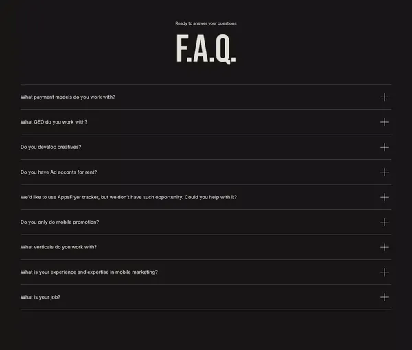 HunterMob — Mobile app marketing agency - Landing design inspiration