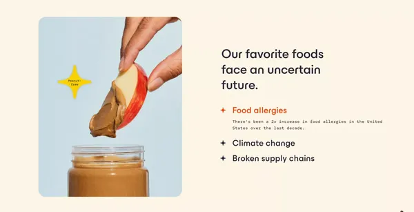 Voyage Foods | Future-proofing your favorite food and drink - Landing design inspiration