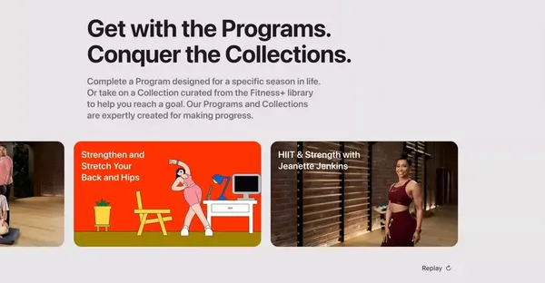 Apple Fitness+ - Apple - Landing design inspiration