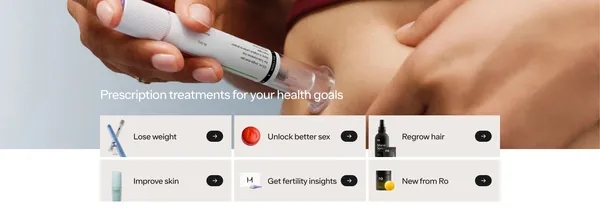 Ro - Weight-loss-better-sex-fuller-hair-improved-skin-and-more-online - Landing design inspiration