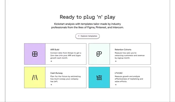 Equals | The next-generation spreadsheet - Landing design inspiration