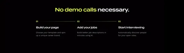 Parallel | Modern Hiring Tools for Startups - Landing design inspiration
