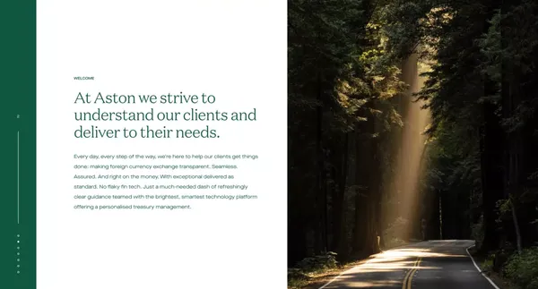 Home | Aston Currency Management - Landing design inspiration