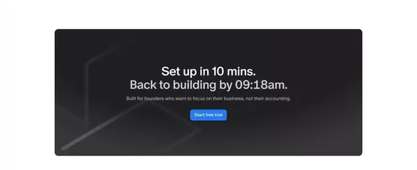 Finta: Taxes & Accounting Simplified - Landing design inspiration