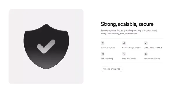 Secoda - The AI platform for data and analytics - Landing design inspiration