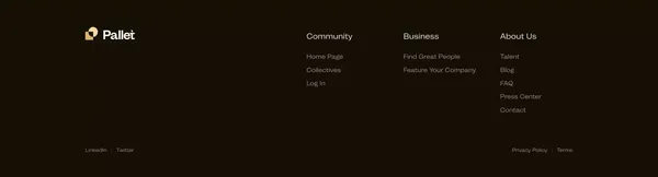 Pallet — Hire from the most talent-dense networks on the internet. - Landing design inspiration