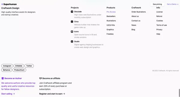 Superhuman 3D Character Builder - Landing design inspiration