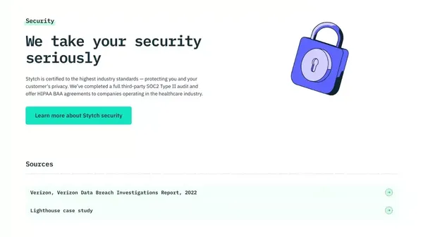 All-in-one platform for authentication and identity management | Stytch - Landing design inspiration