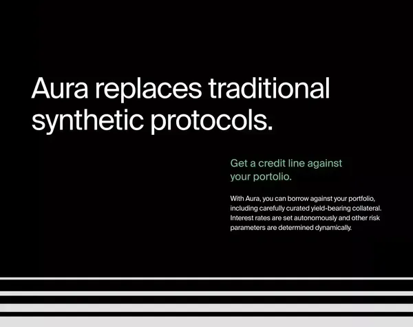 Aura | Autonomous credit and savings alternative - Landing design inspiration