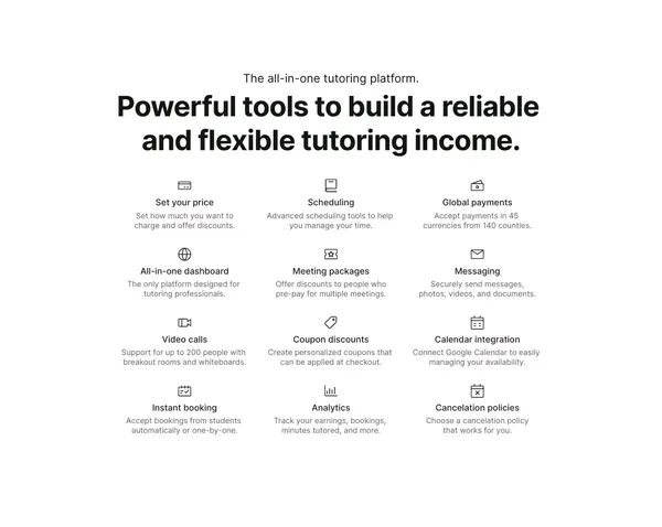 Popless | The all-in-one tutor platform for private tutors and group classes - Landing design inspiration