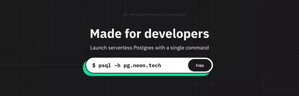 Neon — Serverless, Fault-Tolerant, Branchable Postgresql - Landing design inspiration