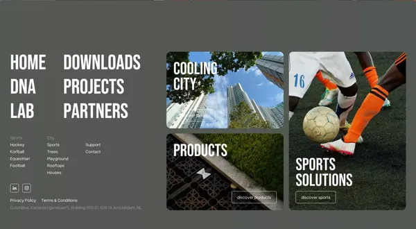 Innovative Water Management Solutions | Dutchblue - Landing design inspiration