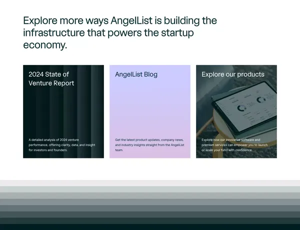 2024 Year in Review | AngelList - Other design inspiration