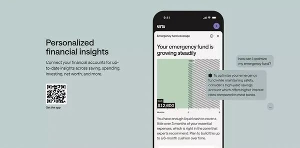 AI to make more of your money | Era - Landing design inspiration