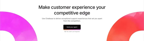 Chatbase | The complete platform for chat-based AI agents - Landing design inspiration