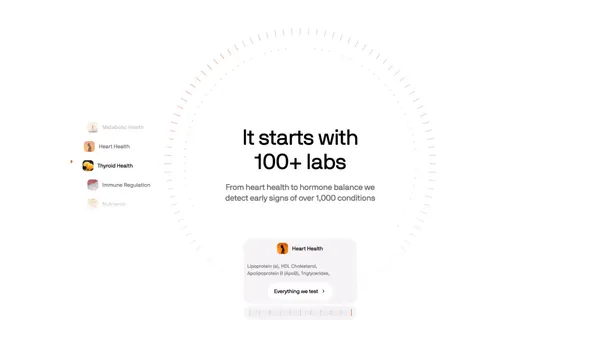 Superpower | Your New Health Intelligence - Landing design inspiration