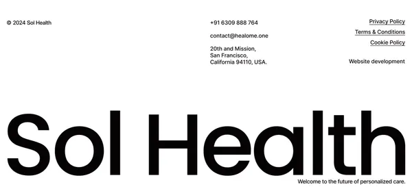 Sol Health — Your Personalized Health Co-Pilot - Landing design inspiration