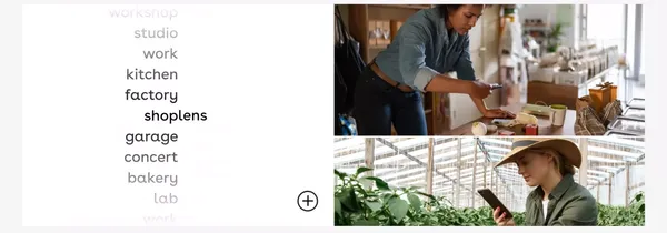 WorkLens á§ Your photos, at work. - Landing design inspiration