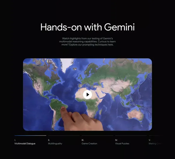 Gemini - Google DeepMind - Landing design inspiration