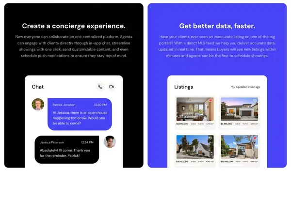 HomeStack - Custom Real Estate Apps for Agents & Brokers - Landing design inspiration