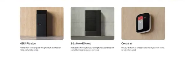 Electric Air | Heat Pumps - Landing design inspiration
