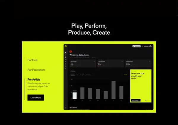 BPM Music | BPM - Landing design inspiration