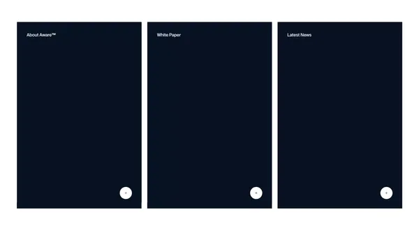 Aware™️ - Landing design inspiration