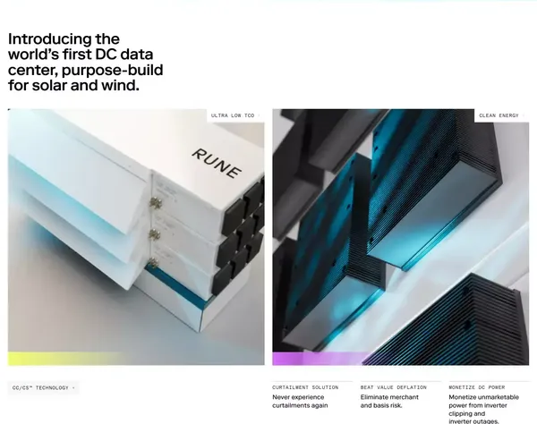 Rune — Energy for the next tomorrow - Landing design inspiration