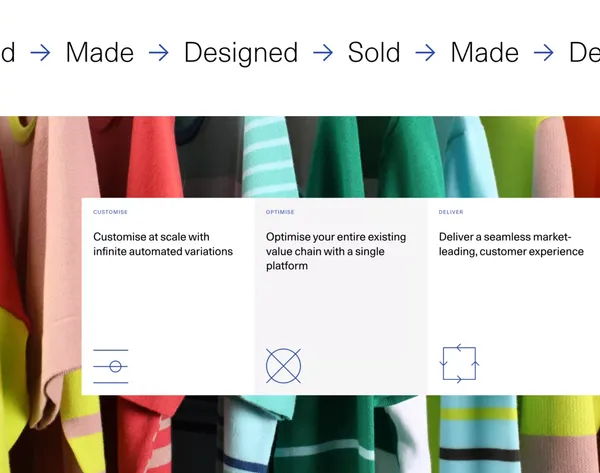 Unmade | Unlock Customised And On-Demand Apparel Production At Scale - Landing design inspiration