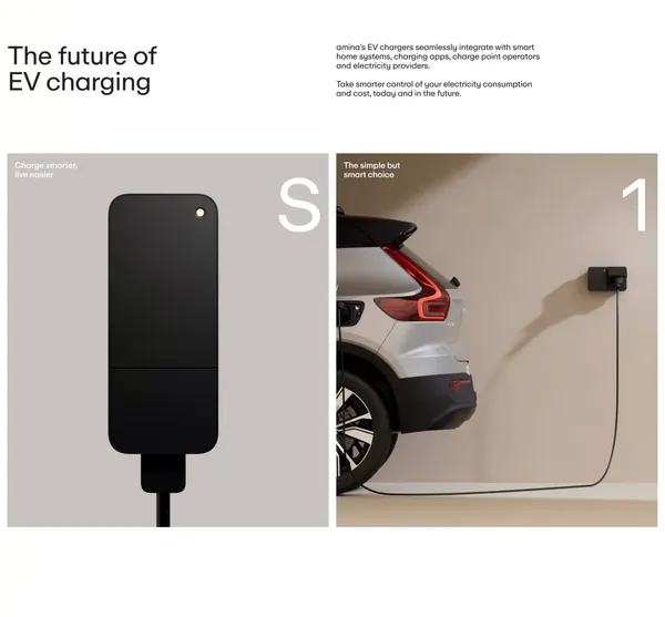 Amina charging - Landing design inspiration