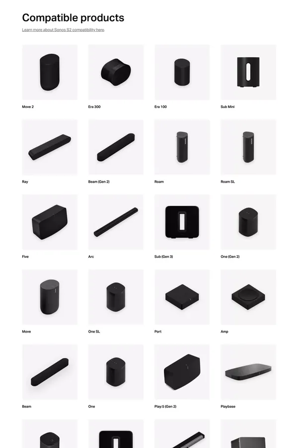 S2: The Sonos OS and Controller App | Sonos - Landing design inspiration