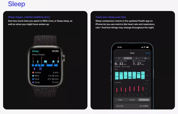 watchOS 9 Preview - Apple - Landing design inspiration