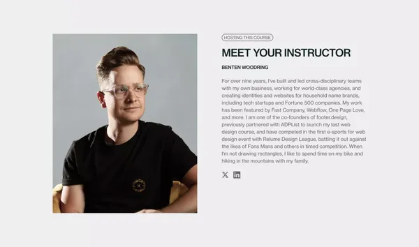 Intro to Web Design - Landing design inspiration