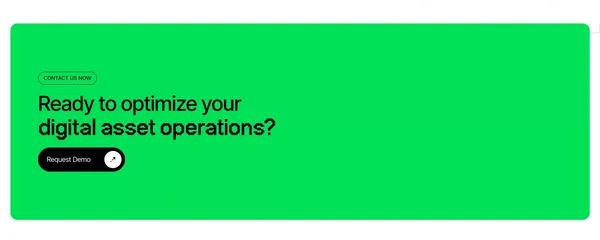 Crymbo - Build brilliant digital asset operations, fast. - Landing design inspiration