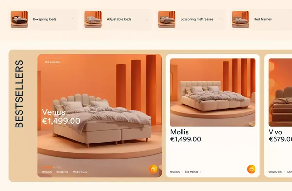 Better Nights. Good beds and good sleep change everything. - Ecommerce design inspiration