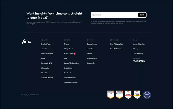 Craft Engaging Product Tour with our Onboarding Tool - Landing design inspiration