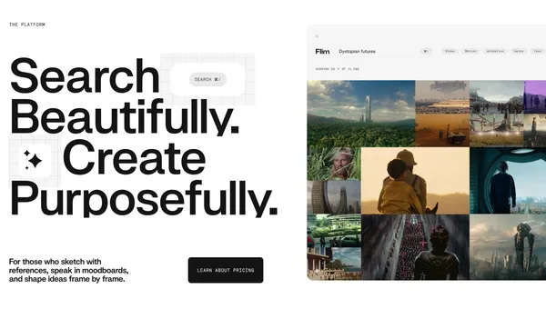 Flim | The search engine for creative people - Landing design inspiration