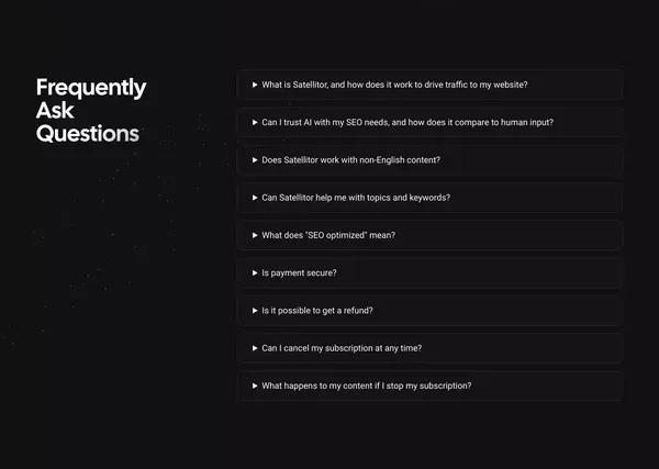Satellitor: Launch SEO blogs on autopilot, that bring traffic - Landing design inspiration
