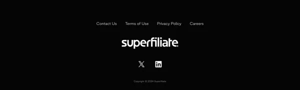 Superfiliate | Scale end to end influencer, affiliate and referral programs - Landing design inspiration