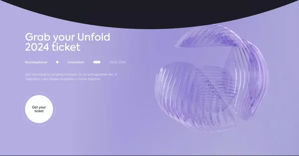 Unfold Amsterdam 2024 — Mews - Landing design inspiration