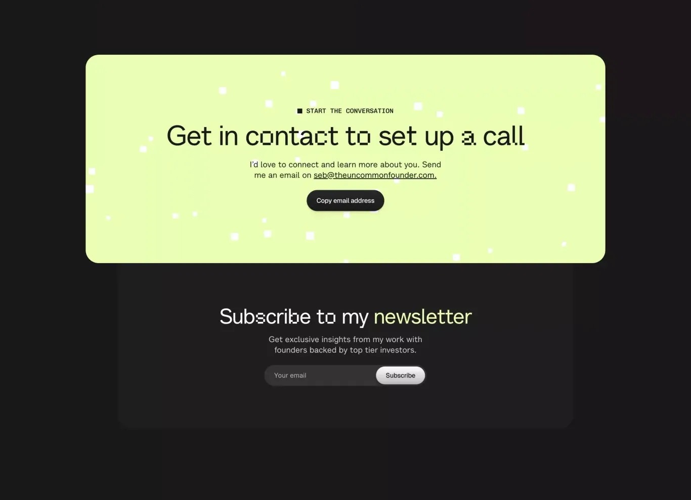 Call to action