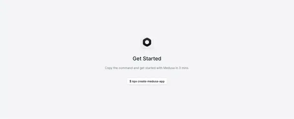 Medusa - Building blocks for digital commerce - Landing design inspiration