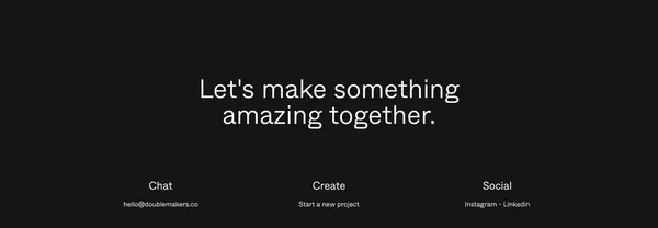 Design Subscription - Double Makers - Landing design inspiration